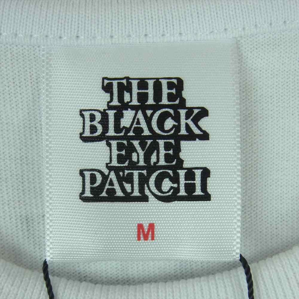 ブラック アイ パッチ 20AW BEPFW20EI01 ZEDZ プリント 長袖 Tシャツ コットン 中国製 ホワイト系 M【新古品】【未使用】【中古】