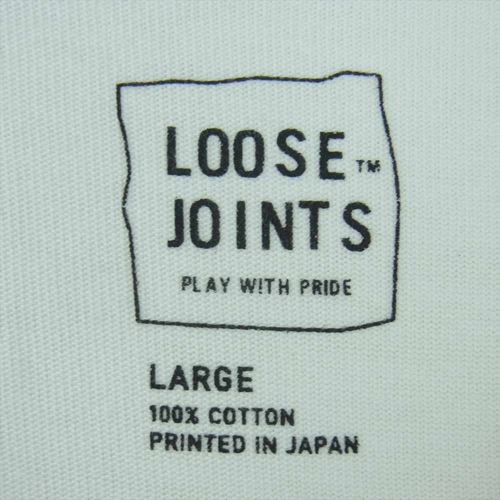 ルーズジョインツ F22JS005MK MOKA mixer sweater S/S TEE 半袖 Tシャツ ホワイト系 L【新古品】【未使用】【中古】