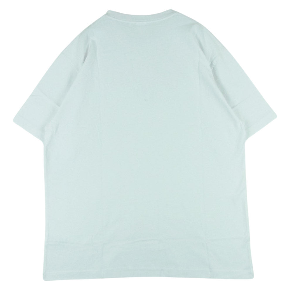 ブラック アイ パッチ 23SS BEPSS23TE27 TORN OG LABEL TEE ロゴラベル プリント 半袖 Tシャツ ホワイト系 XL【新古品】【未使用】【中古】