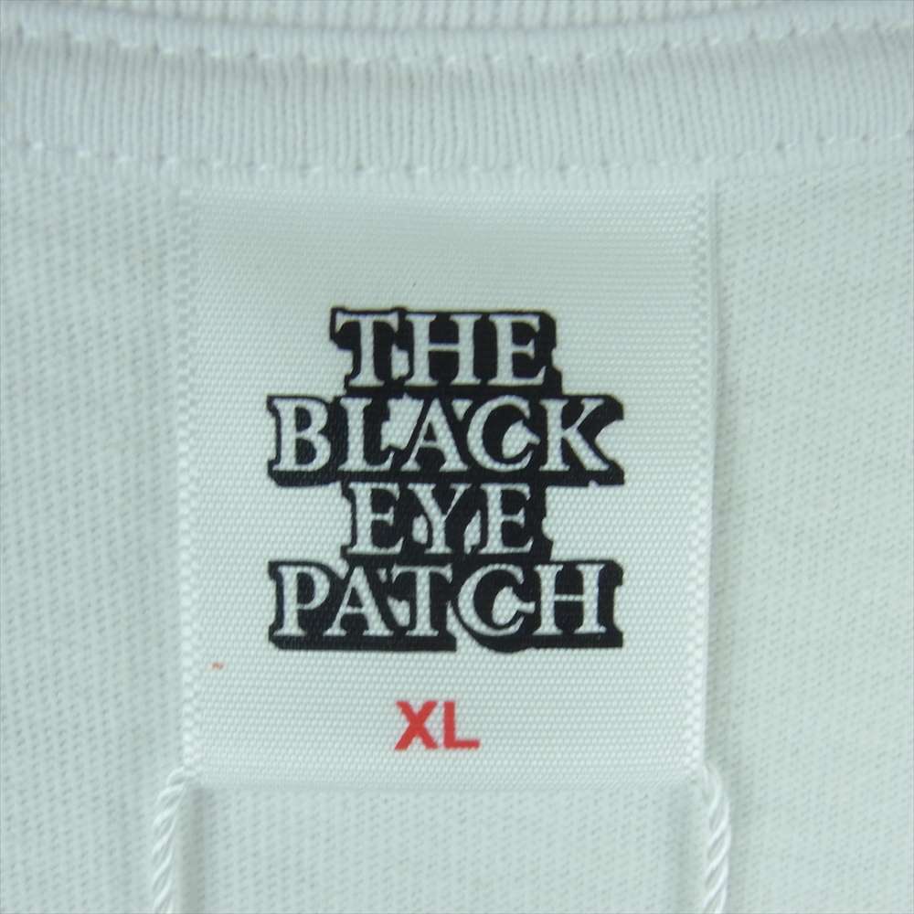 ブラック アイ パッチ 23SS BEPSS23TE27 TORN OG LABEL TEE ロゴラベル プリント 半袖 Tシャツ ホワイト系 XL【新古品】【未使用】【中古】