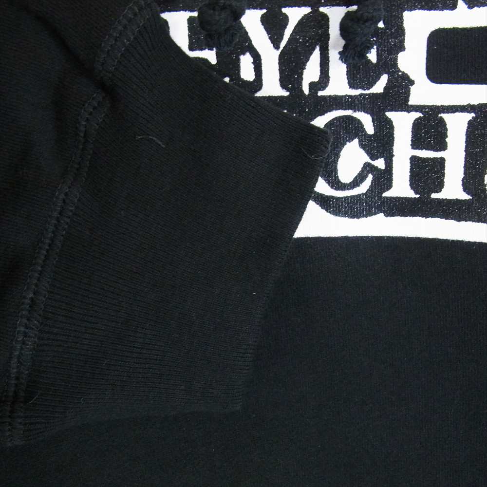 ブラック アイ パッチ 21AW BEPFW21TP27 OG LABEL HOODIE レーベル ロゴ フーディー プルオーバ― パーカー ブラック系 L【新古品】【未使用】【中古】