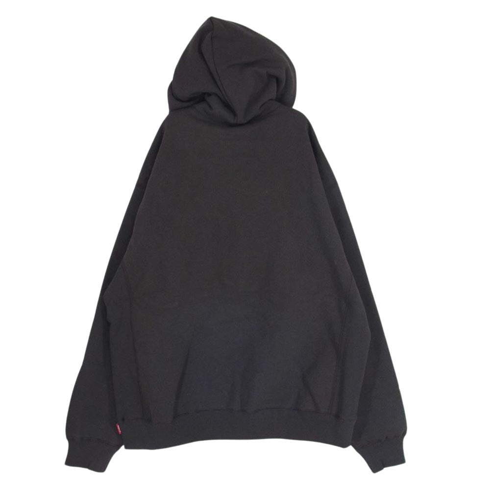 ブラック アイ パッチ 22AW BEPFW22TP39 OG LABEL HOODIE レーベル ロゴ フーディー プルオーバ― パーカー ブラウン系 L【新古品】【未使用】【中古】