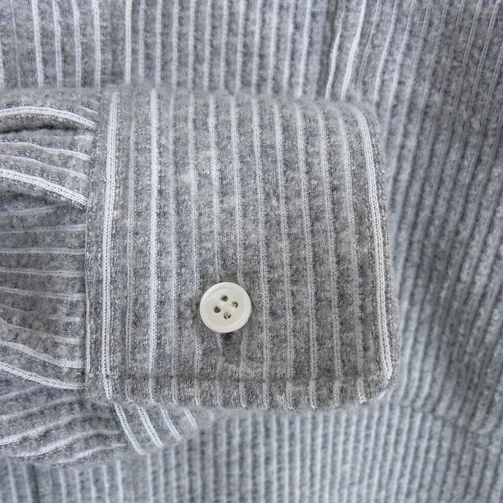 ウェンズデイ wzd-S4-1013 PULL OVER CORDUROY SHIRT プルオーバー コーデュロイ シャツ グレー系 L【新古品】【未使用】【中古】