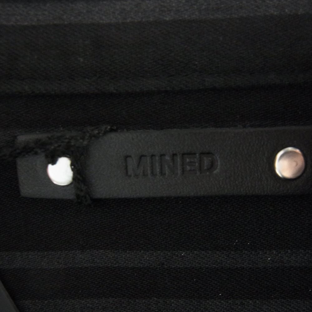 MINEDENIM マインデニム MND-NHW003-96-382 N.HOOLYWOOD  BD.Discharge Stripe NHW SH エヌハリウッド ストライプ シャツ ブラック系 グレー系 38【極上美品】【中古】