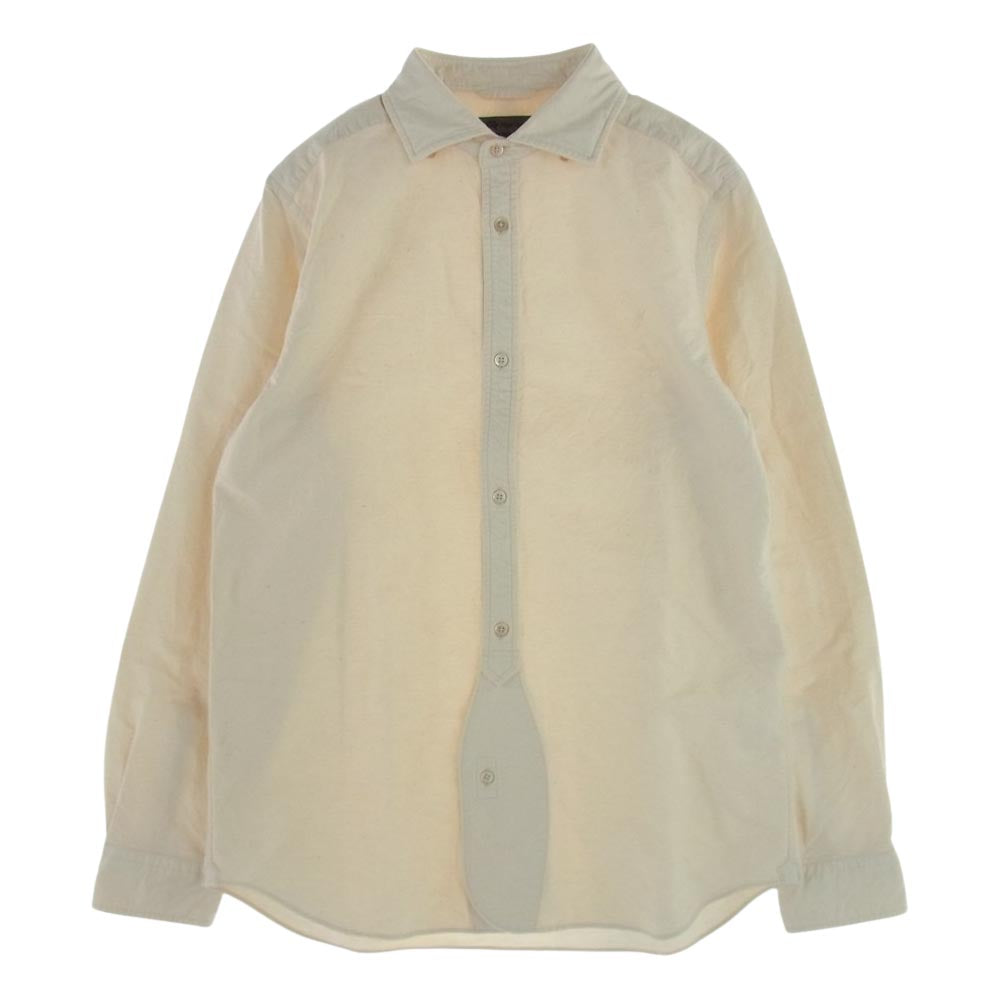 Nigel Cabourn ナイジェルケーボン BRITISH OFFICERS SHIRT ブリティッシュ オフィサーズ シャツ 52【美品】【中古】