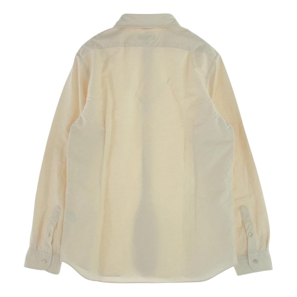 Nigel Cabourn ナイジェルケーボン BRITISH OFFICERS SHIRT ブリティッシュ オフィサーズ シャツ 52【美品】【中古】