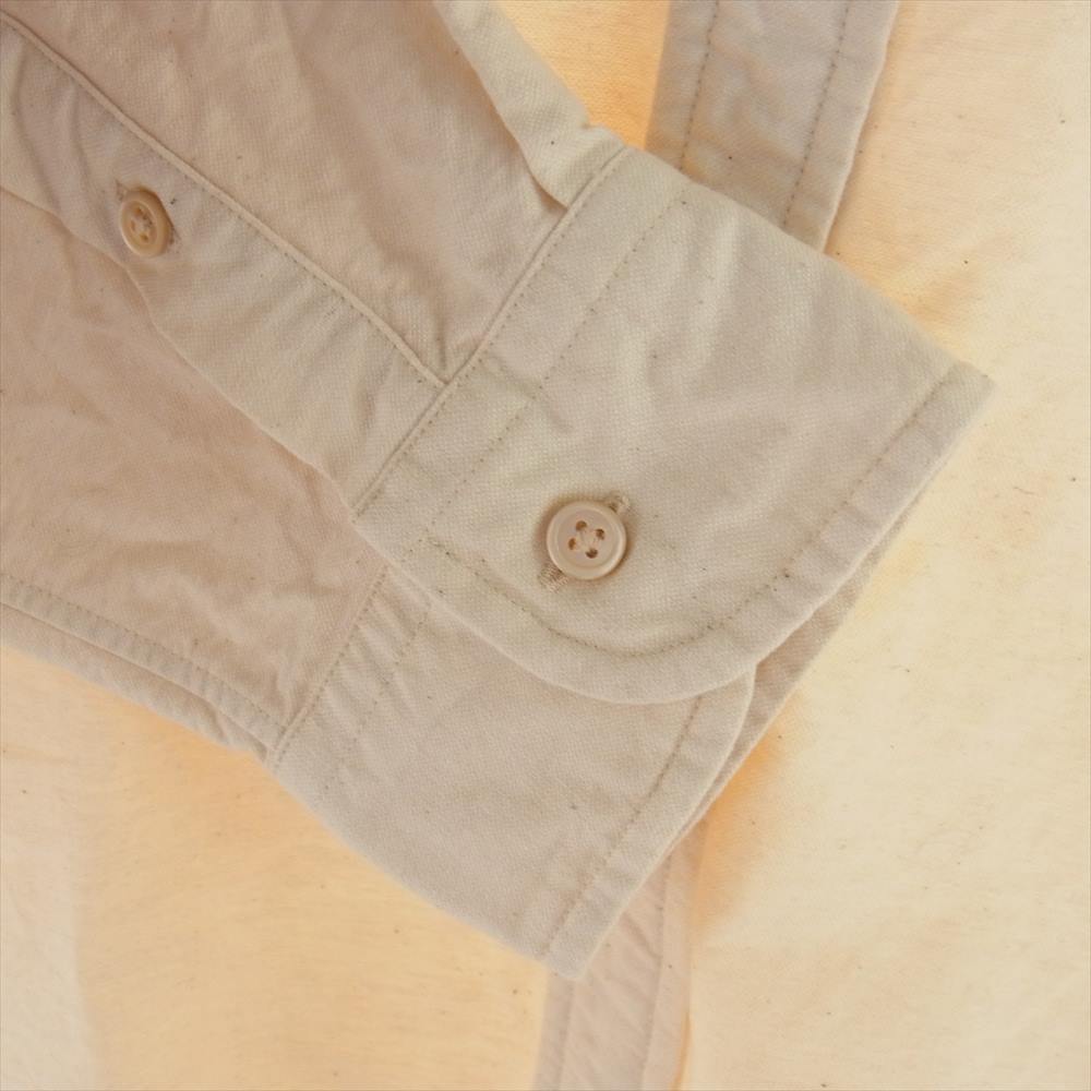 Nigel Cabourn ナイジェルケーボン BRITISH OFFICERS SHIRT ブリティッシュ オフィサーズ シャツ 52【美品】【中古】