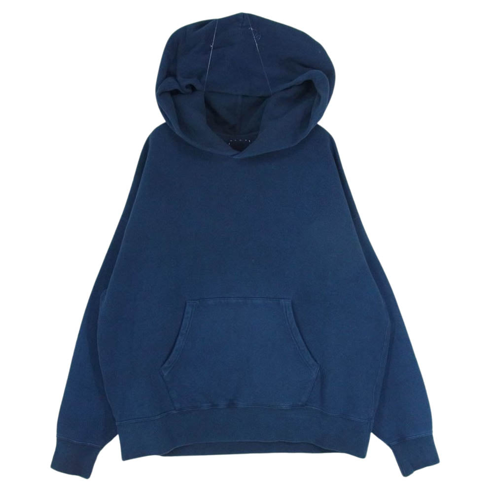 VISVIM ビズビム 0123205010012 AMPLUS SB HOODIE P.O. (N.D.) アンプラス フーディ プルオーバー パーカー ネイビー系 1【極上美品】【中古】