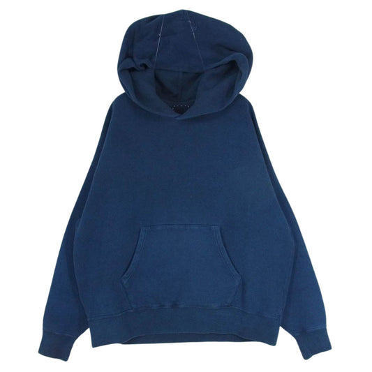 VISVIM ビズビム 0123205010012 AMPLUS SB HOODIE P.O. (N.D.) アンプラス フーディ プルオーバー パーカー ネイビー系 1【極上美品】【中古】
