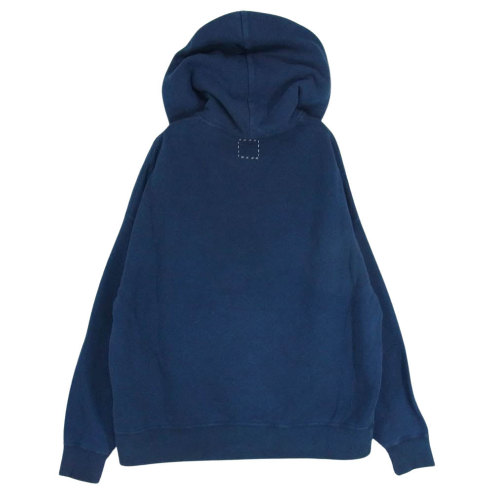 VISVIM ビズビム 0123205010012 AMPLUS SB HOODIE P.O. (N.D.) アンプラス フーディ プルオーバー パーカー ネイビー系 1【極上美品】【中古】