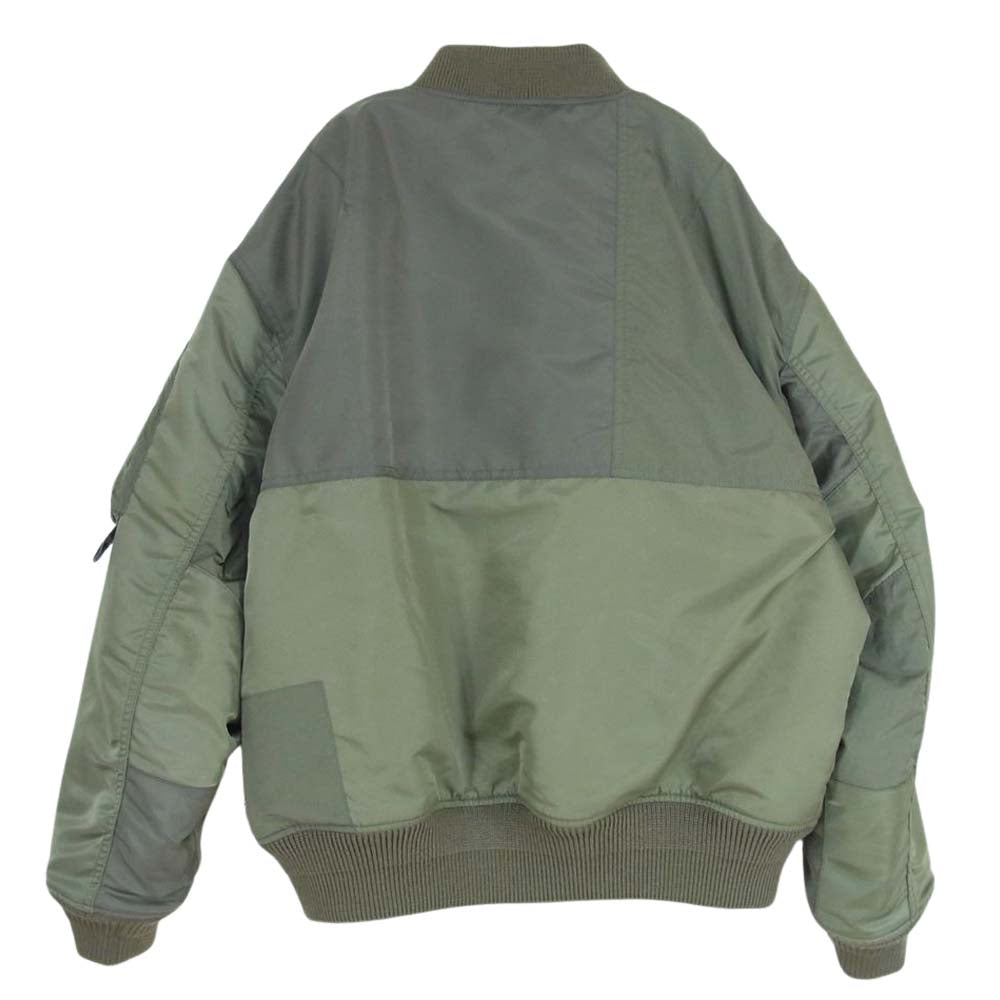 NEIGHBORHOOD ネイバーフッド 23SS 232SPNH-JKM03 MA-1 FLIGHT JACKET フライトジャケット ブルゾン カーキ系 S【新古品】【未使用】【中古】