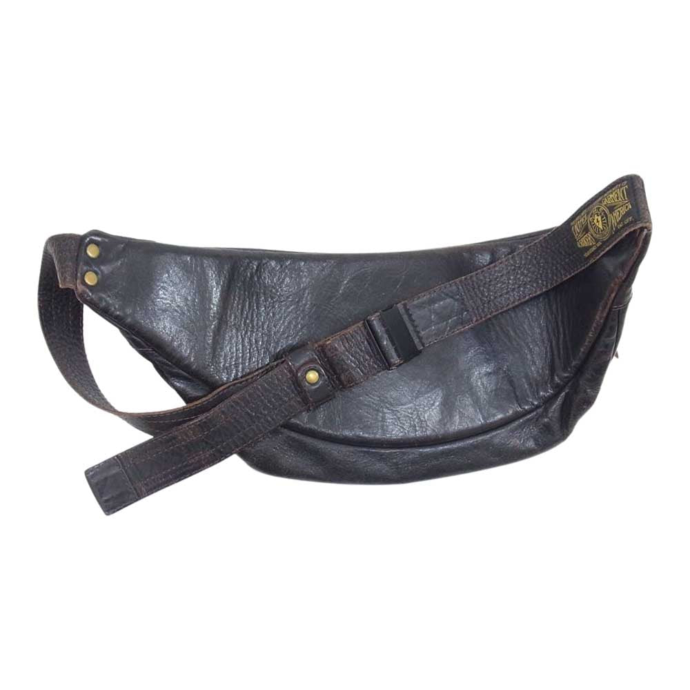 ウエストライド RIDING WAIST BAG ホースハイド キルテイング パッド ボディー バッグ ブラウン系【中古】