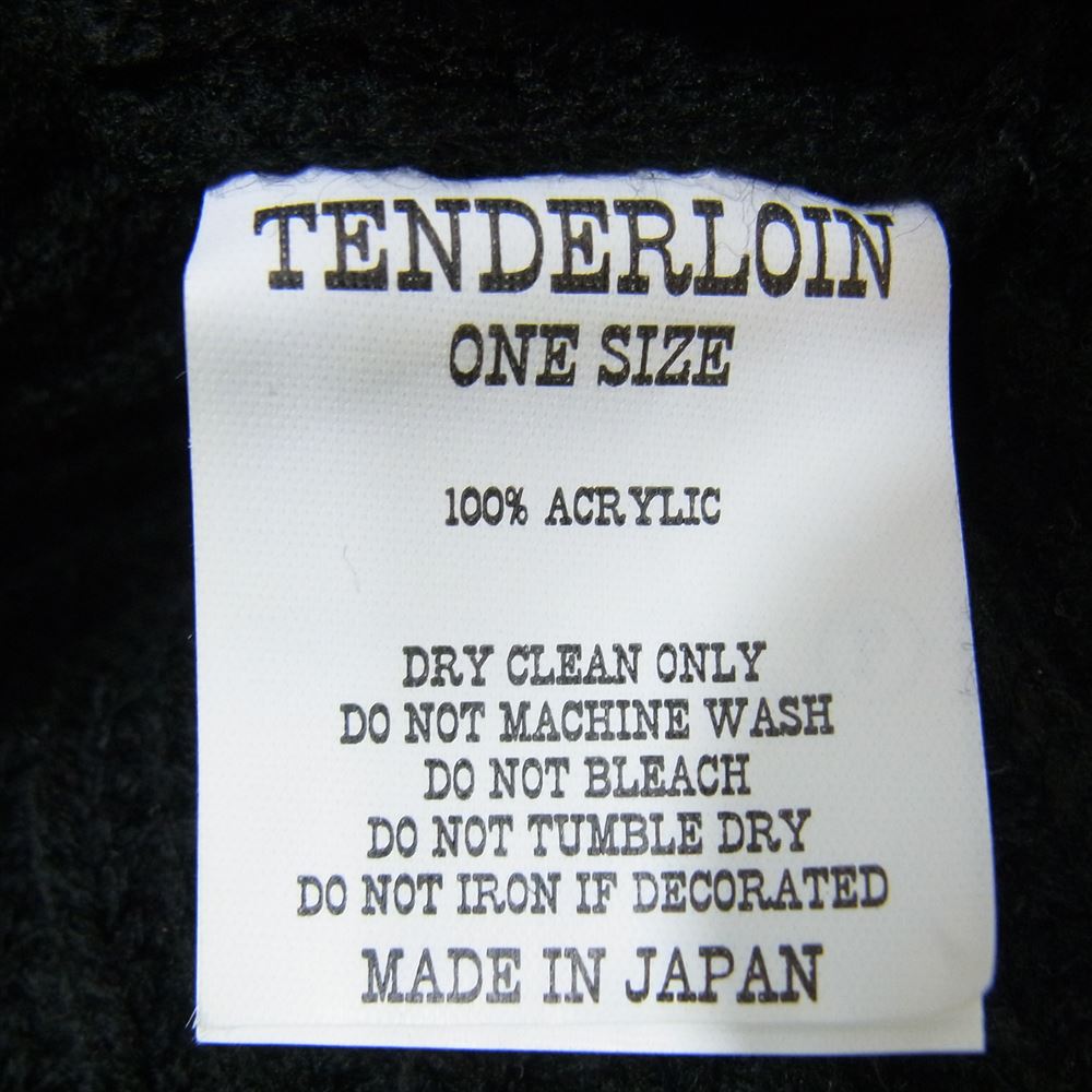 TENDERLOIN テンダーロイン TDL BEANIE ニット キャップ ブラック系 ONE　SIZE【中古】
