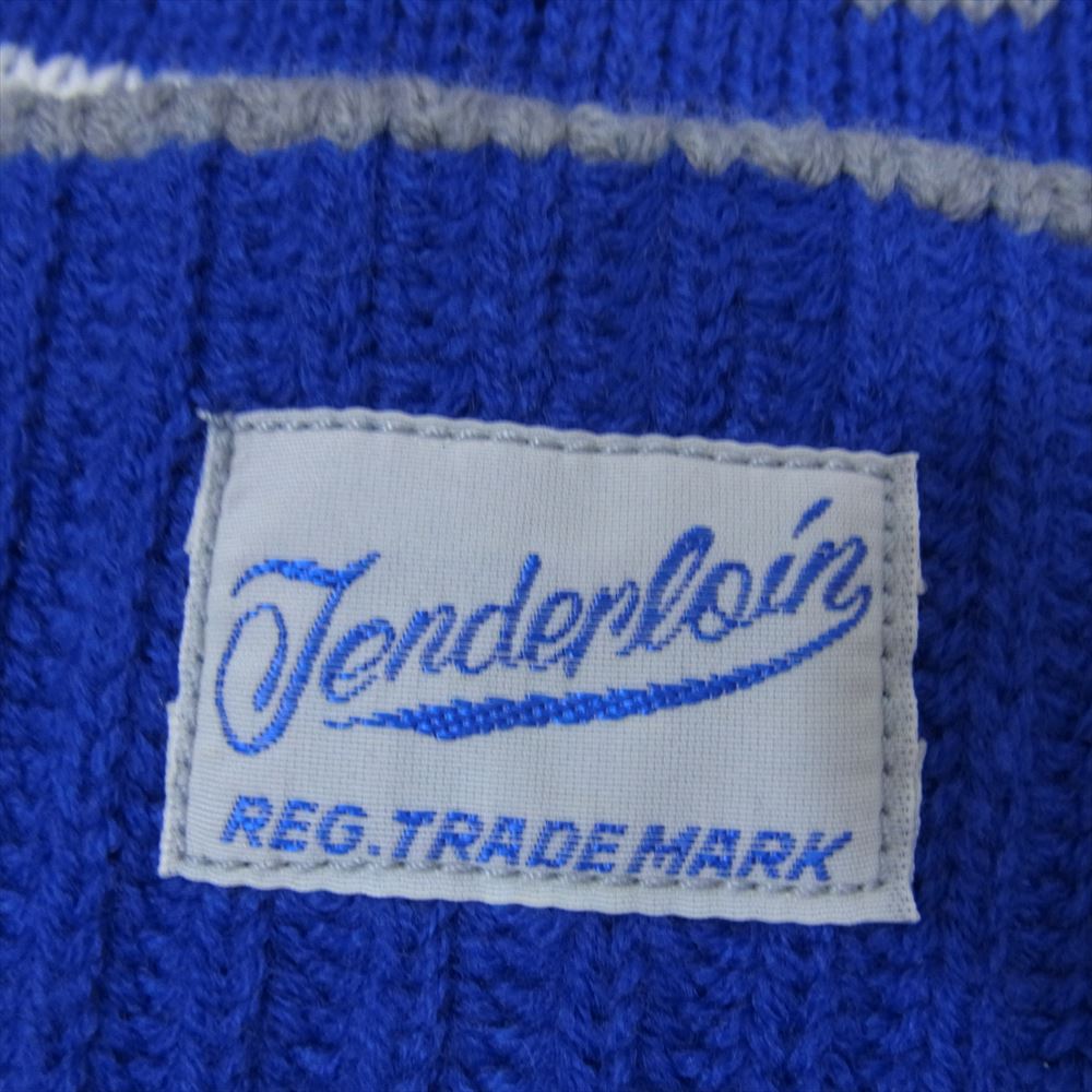 TENDERLOIN テンダーロイン 15AW  TDL BEANIE ニット キャップ ブルー系 ONE　SIZE【中古】