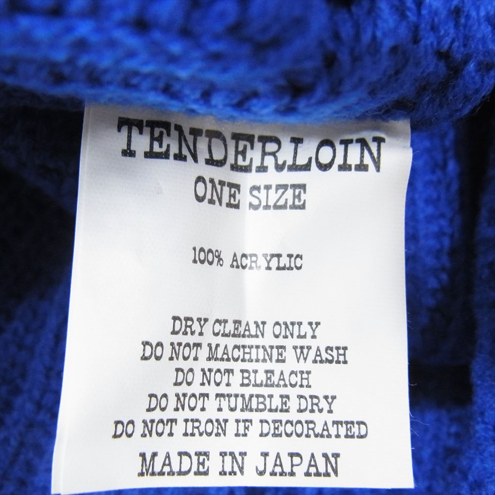 TENDERLOIN テンダーロイン 15AW  TDL BEANIE ニット キャップ ブルー系 ONE　SIZE【中古】