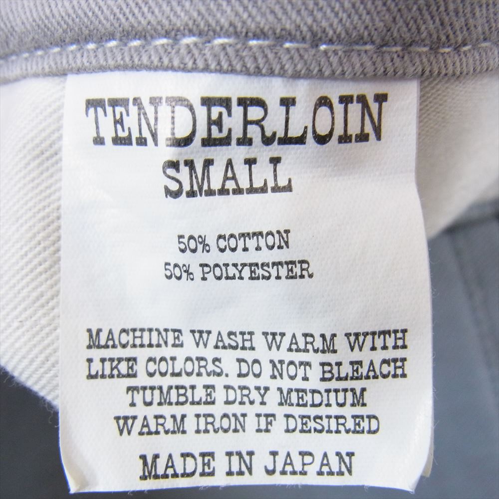 TENDERLOIN テンダーロイン BDP T/C ワーク パンツ グレー系 S【中古】