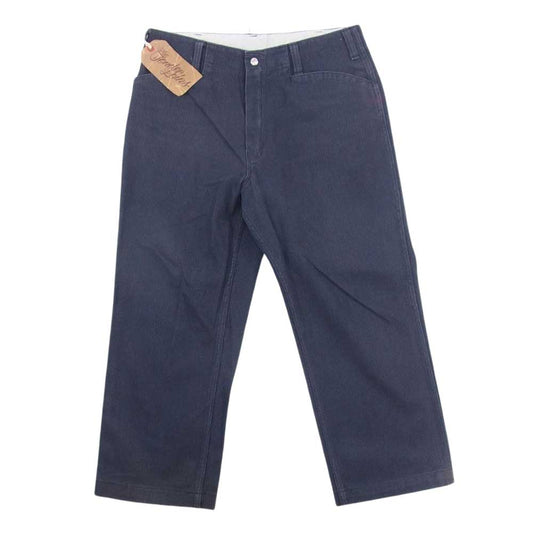 TENDERLOIN テンダーロイン BDP PIQUE WASH NAVY ピケ ワーク パンツ ネイビー系 S【中古】