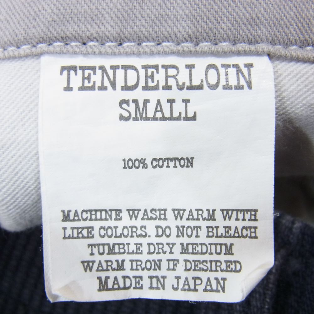 TENDERLOIN テンダーロイン BDP PIQUE WASH NAVY ピケ ワーク パンツ ネイビー系 S【中古】