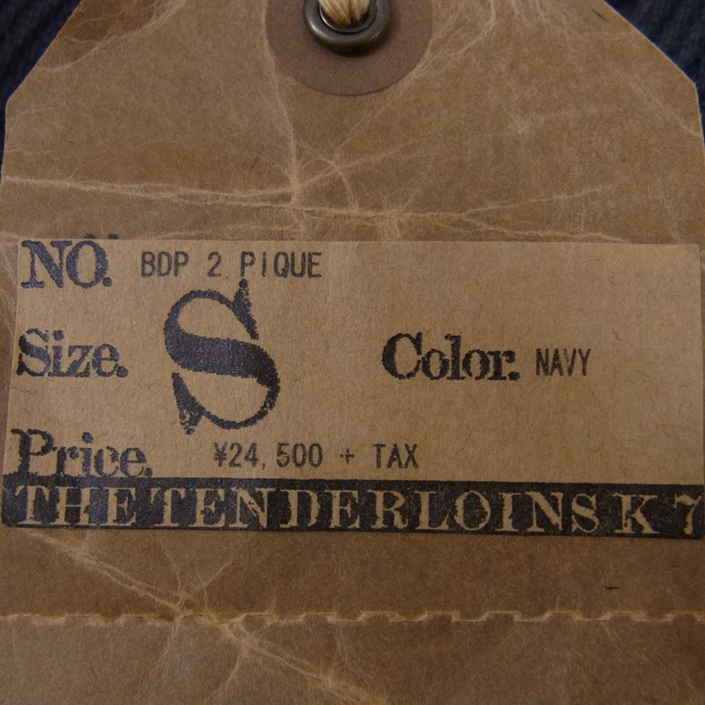 TENDERLOIN テンダーロイン BDP PIQUE WASH NAVY ピケ ワーク パンツ ネイビー系 S【中古】