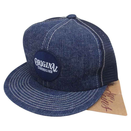 TENDERLOIN テンダーロイン TRUCKER CAP MESH DENIM トラッカー キャップ メッシュ デニム インディゴブルー系 ONE SIZE【中古】