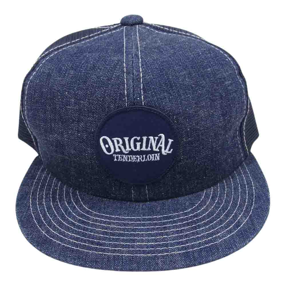 TENDERLOIN テンダーロイン TRUCKER CAP MESH DENIM トラッカー キャップ メッシュ デニム インディゴブルー系 ONE SIZE【中古】