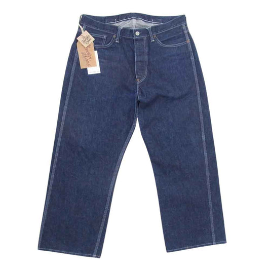 TENDERLOIN テンダーロイン T-HOOVER バックストラップ付 デニム パンツ インディゴブルー系 32【美品】【中古】
