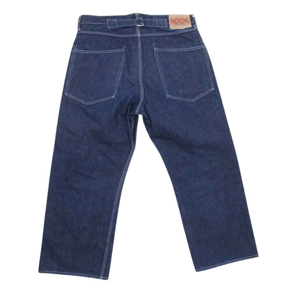 TENDERLOIN テンダーロイン T-HOOVER バックストラップ付 デニム パンツ インディゴブルー系 32【美品】【中古】