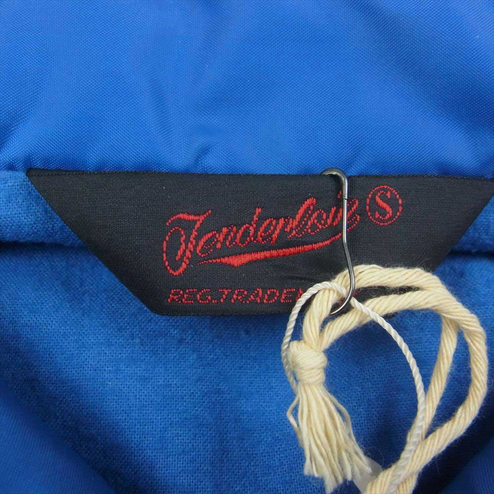 TENDERLOIN テンダーロイン NYLON COACH JKT QB ロゴ ナイロン コーチ ジャケット ブルー系 S【中古】