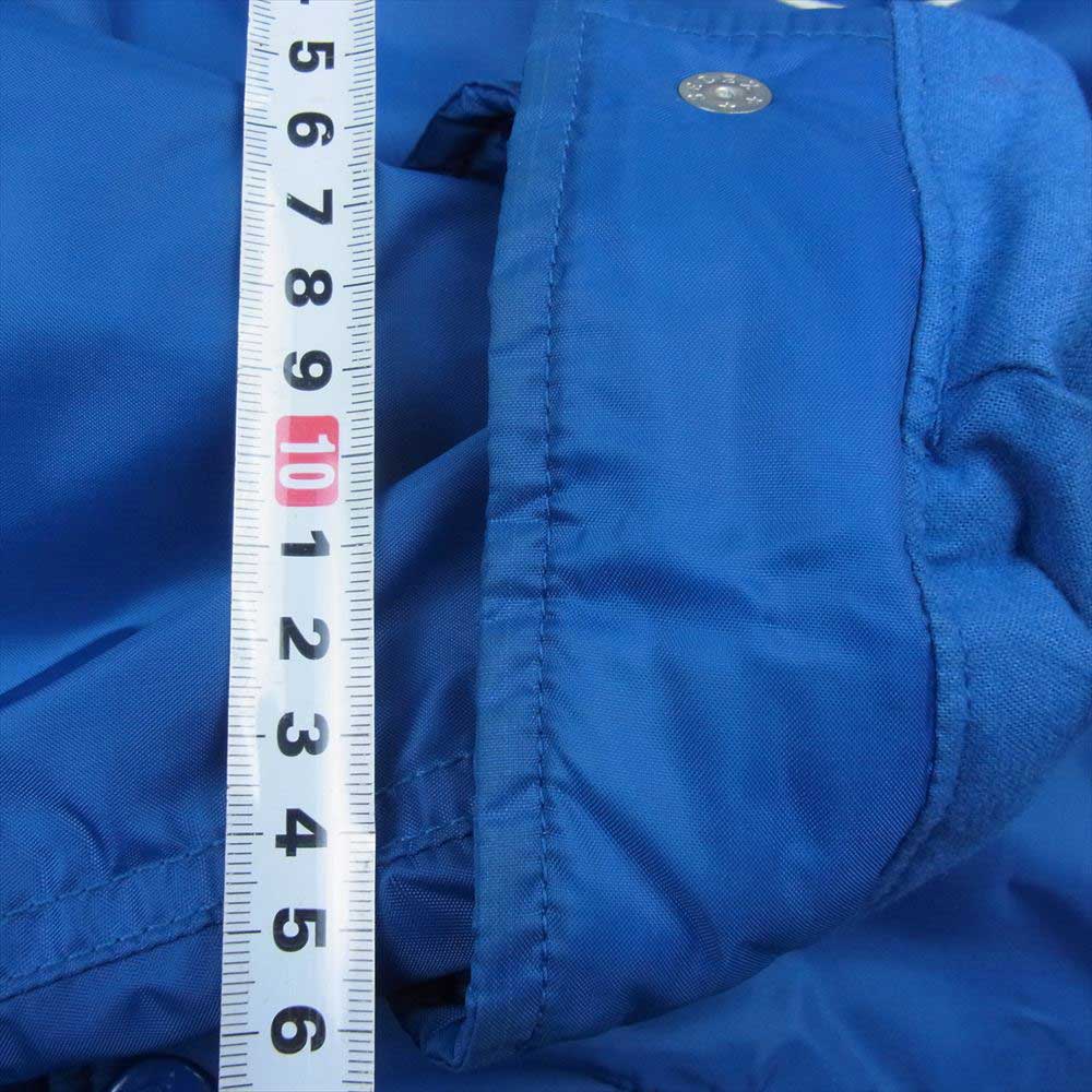TENDERLOIN テンダーロイン NYLON COACH JKT QB ロゴ ナイロン コーチ ジャケット ブルー系 S【中古】