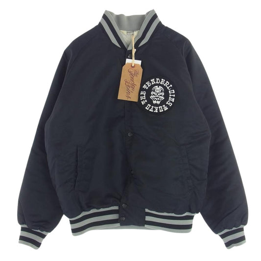 TENDERLOIN テンダーロイン 18AW  T-NYLON RIB JKT リブ 刺繍 ナイロン ジャケット ブラック系 S【中古】