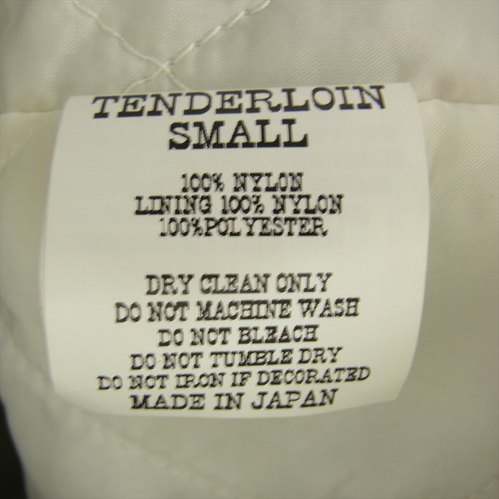 TENDERLOIN テンダーロイン 18AW  T-NYLON RIB JKT リブ 刺繍 ナイロン ジャケット ブラック系 S【中古】