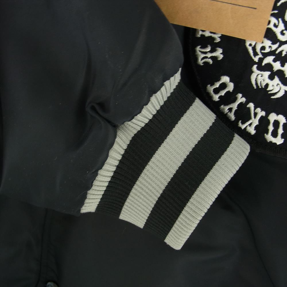 TENDERLOIN テンダーロイン 18AW  T-NYLON RIB JKT リブ 刺繍 ナイロン ジャケット ブラック系 S【中古】