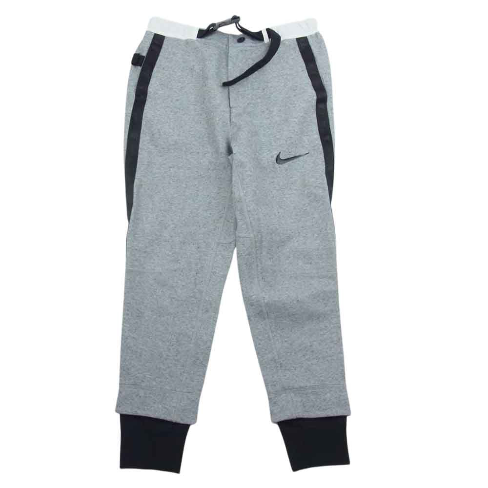 Sacai サカイ × NIKE ナイキ 20AW CZ4698 コットン ライン パンツ  グレー系 S【中古】