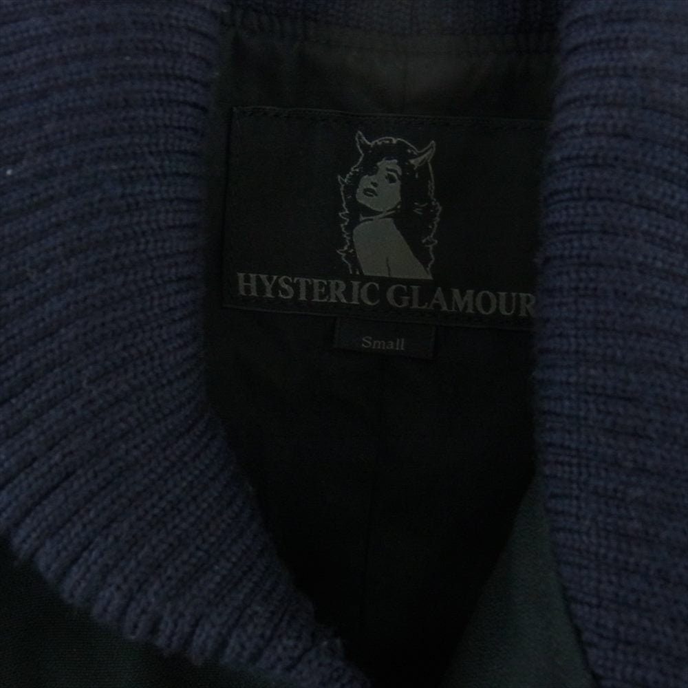 HYSTERIC GLAMOUR ヒステリックグラマー 0211AB04 スタジャン ファラオジャケット ブラック系 ベージュ系 S【中古】