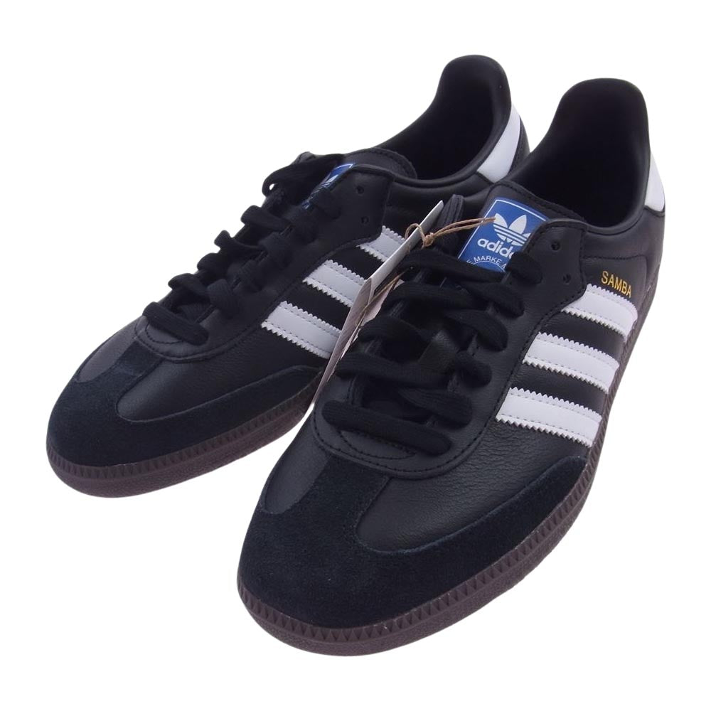 adidas アディダス B75807 SAMBA OG CORE BLACK サンバ オージー テラス スニーカー 26.5cm【新古品】【未使用】【中古】