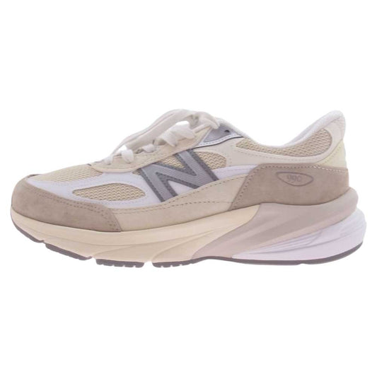 NEW BALANCE ニューバランス M990SS6 USA製 990v6 Beige スエード メッシュ スニーカー ベージュ ベージュ系 26.5cm【新古品】【未使用】【中古】