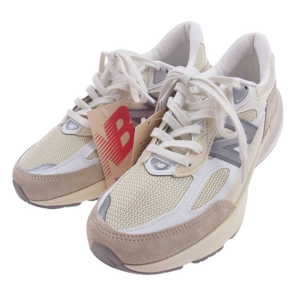 NEW BALANCE ニューバランス M990SS6 USA製 990v6 Beige スエード メッシュ スニーカー ベージュ ベージュ系 26.5cm【新古品】【未使用】【中古】