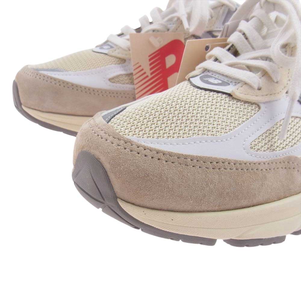 NEW BALANCE ニューバランス M990SS6 USA製 990v6 Beige スエード メッシュ スニーカー ベージュ ベージュ系 26.5cm【新古品】【未使用】【中古】
