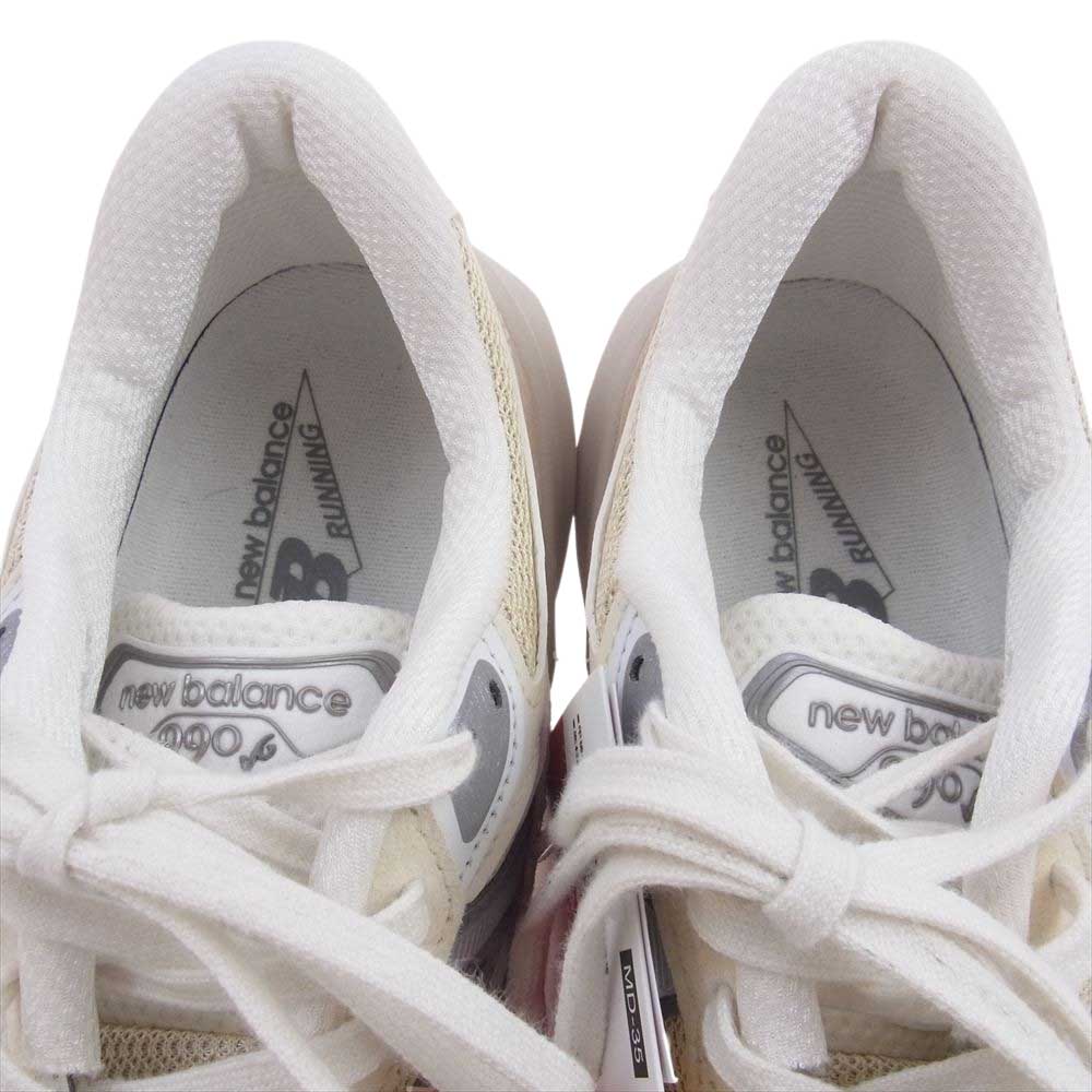 NEW BALANCE ニューバランス M990SS6 USA製 990v6 Beige スエード メッシュ スニーカー ベージュ ベージュ系 26.5cm【新古品】【未使用】【中古】