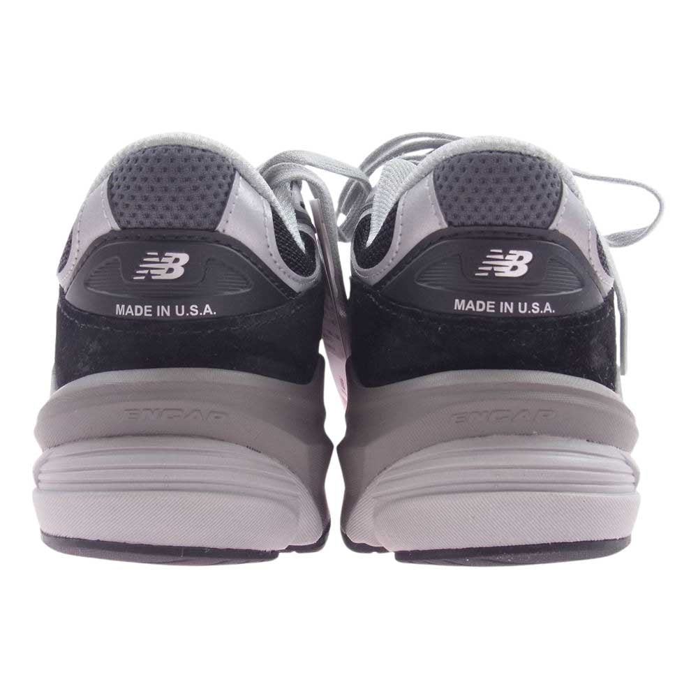 NEW BALANCE ニューバランス M990BK6 USA製 990 V6 ピッキンスエード メッシュ ブラック スニーカー ブラック系 26.5cm【新古品】【未使用】【中古】