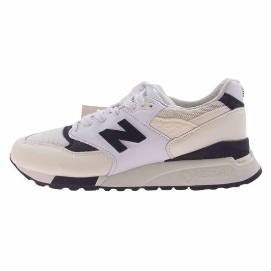 NEW BALANCE ニューバランス U998TI Teddy Santis テディサンティス USA製 998 オフホワイト ランニング シューズ スニーカー ホワイト系 オフホワイト系 26.5cm【新古品】【未使用】【中古】