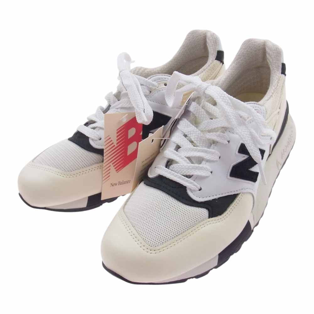 NEW BALANCE ニューバランス U998TI Teddy Santis テディサンティス USA製 998 オフホワイト ランニング シューズ スニーカー ホワイト系 オフホワイト系 26.5cm【新古品】【未使用】【中古】
