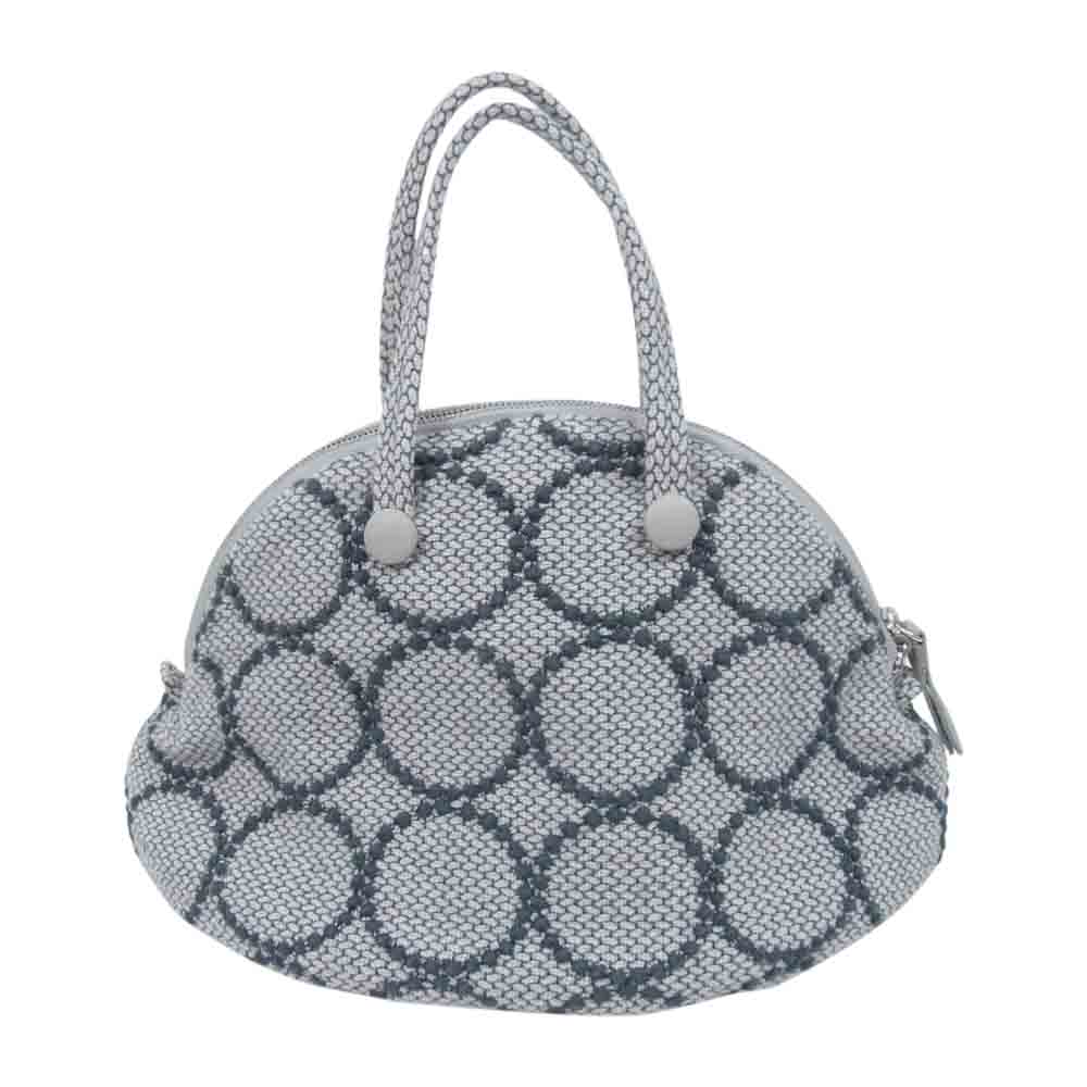 mina perhonen ミナペルホネン xa9537 bell bag tambourine small size ベルバッグ タンバリン ハンドバッグ グレー系【中古】