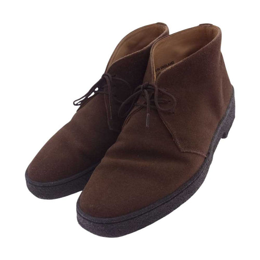 Tricker's トリッカーズ 5265SS　 イングランド製 MUDGUARD BOOT マッドガード チャッカ ブーツ  ブラウン系 7.5【中古】