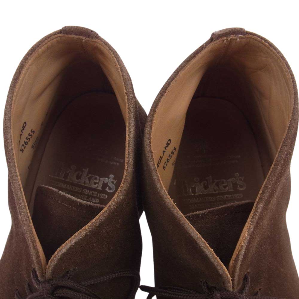Tricker's トリッカーズ 5265SS　 イングランド製 MUDGUARD BOOT マッドガード チャッカ ブーツ  ブラウン系 7.5【中古】