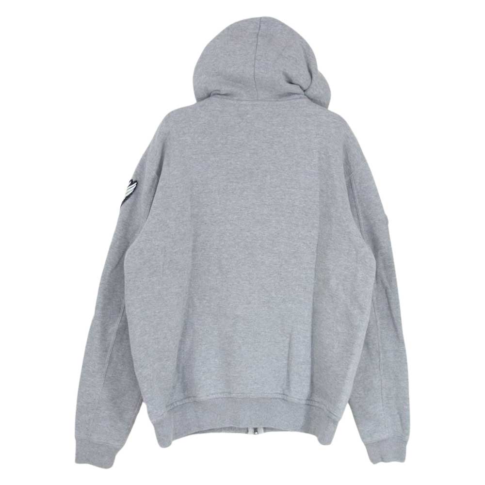 THE FLAT HEAD ザフラットヘッド フルジップ スウェット パーカー グレー系 42【中古】