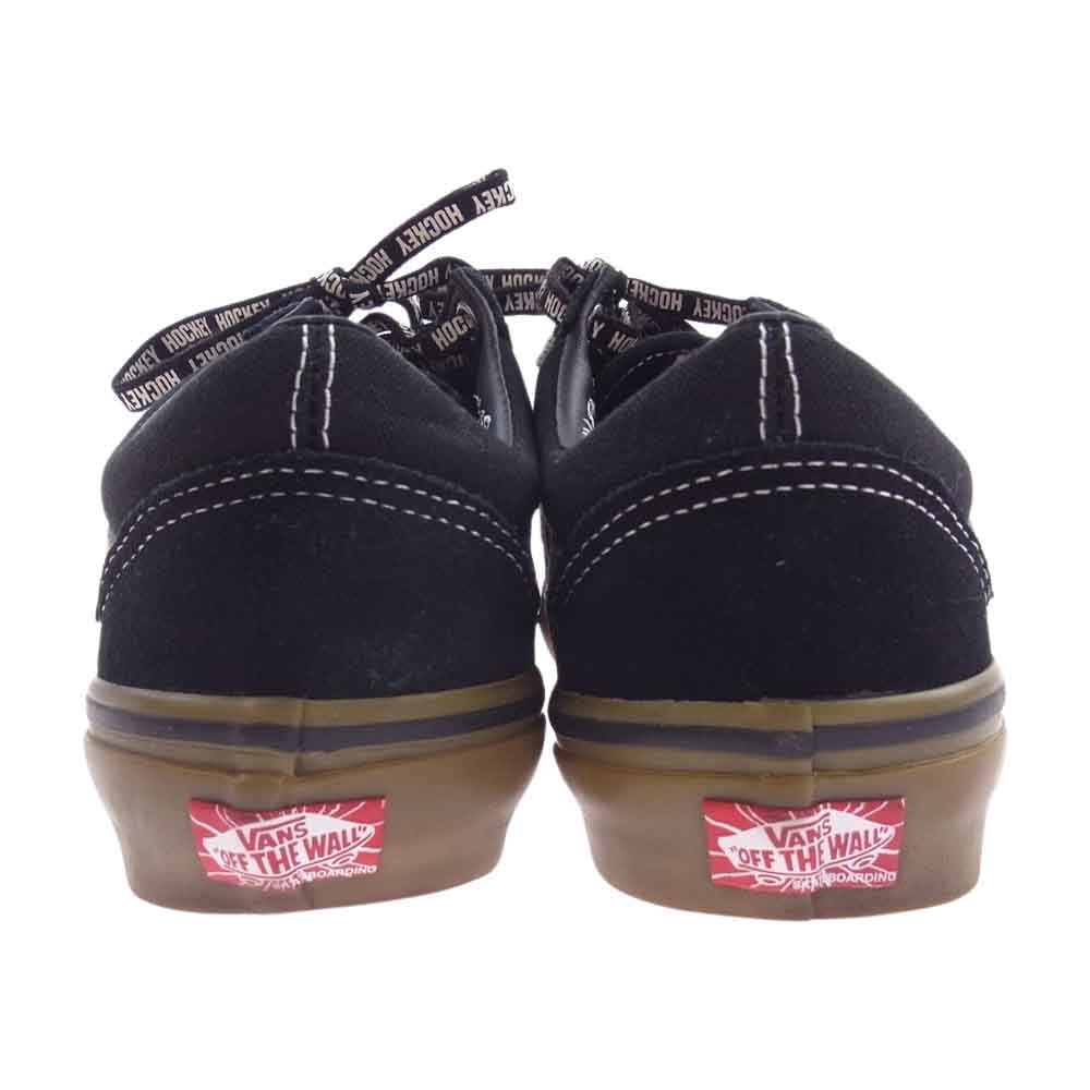 VANS バンズ VN0A5FCB18J × HOCKEY X OLD SKOOL SNAKESKIN オールドスクール ローカットスニーカー  ブラック系 26cm【中古】