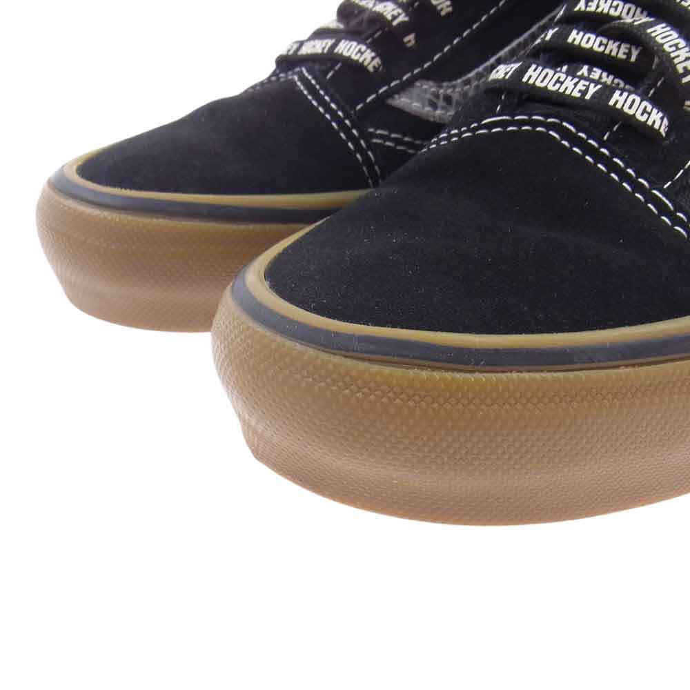 VANS バンズ VN0A5FCB18J × HOCKEY X OLD SKOOL SNAKESKIN オールドスクール ローカットスニーカー  ブラック系 26cm【中古】