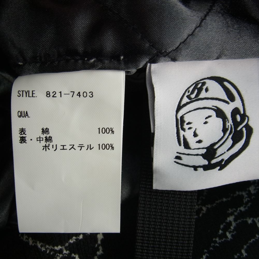 ビリオネアボーイズクラブ 821-7403 RUCKSACK JACKET MA-1 タイプ ナイロン ジャケット ブラック系 L【美品】【中古】