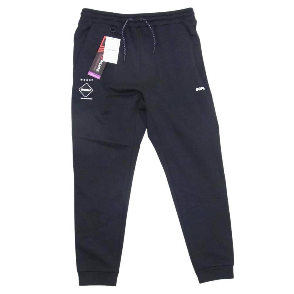 F.C.R.B. エフシーアールビー 23AW FCRB-232059 POLARTEC TRAINING RIBBED PANTS ポーラテック トレーニング パンツ ブラック系 XL【新古品】【未使用】【中古】
